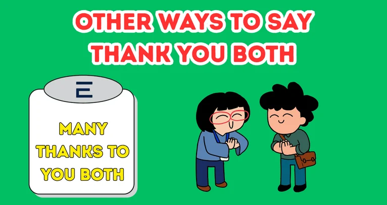 Other Ways To Say Thank You Both