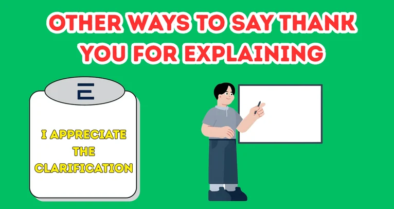 Other Ways To Say Thank You For Explaining