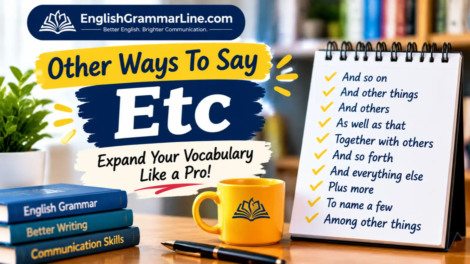 Other Ways To Say Etc