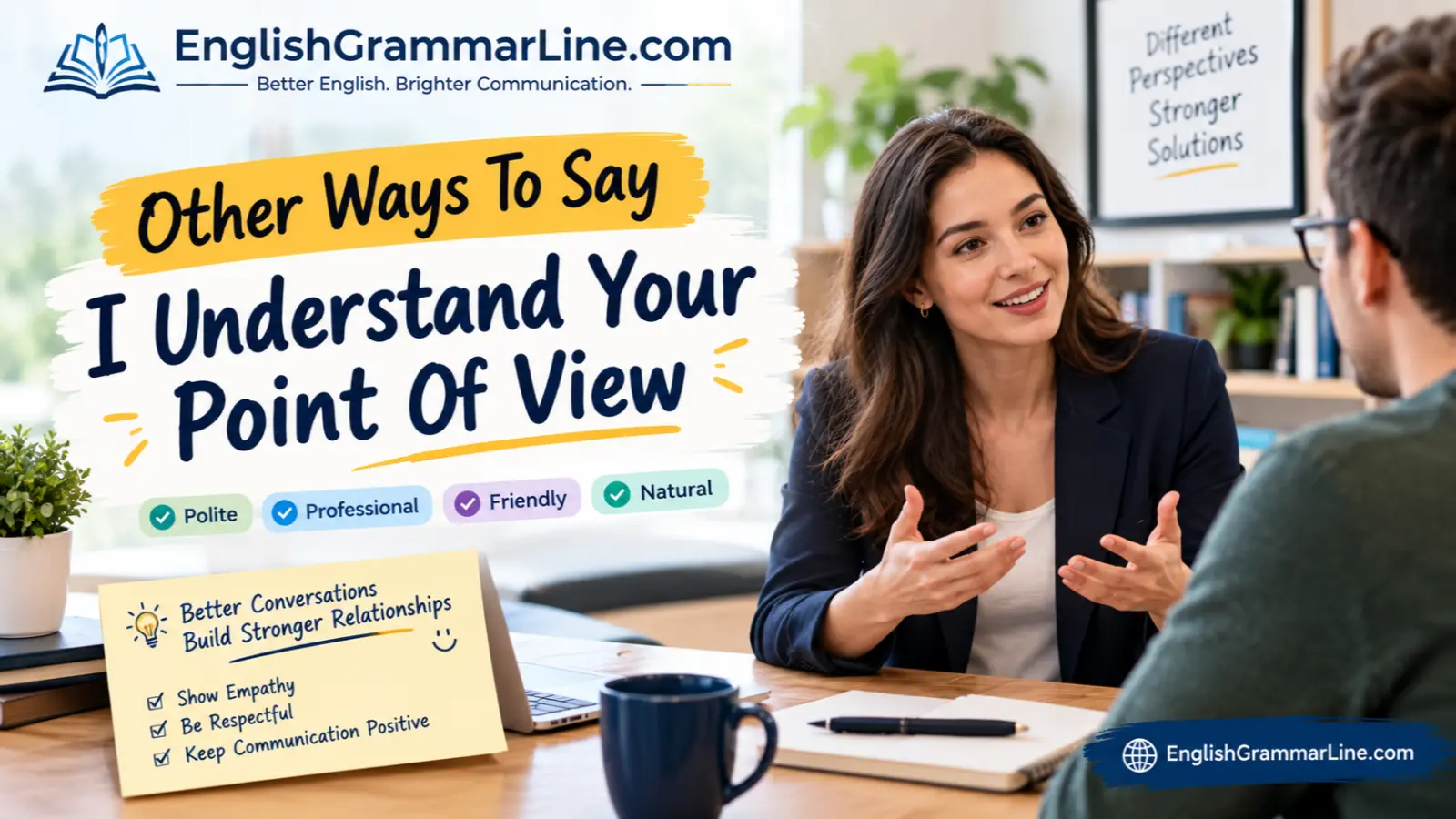 Other Ways To Say I Understand Your Point Of View